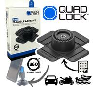 Quad Lock 360, base adesiva flessibile male