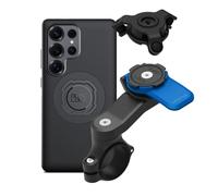 Quad Lock Kit di montaggio per manubrio moto con antivibrazioni e custodia MAG per Samsung Galaxy S25 Ultra