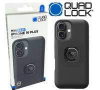 QUAD LOCK MAG Case Nera Per Apple iPhone 16 Plus Supporto Cover