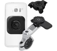Quad Lock Moto Manubrio Supporto per Cellulare Pro Cromo Smorzatore + Mag Pad