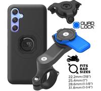 Quad Lock Moto Supporto per Cellulare + Smorzatore + Mag Custodia per Galaxy A55