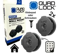 QUAD LOCK Supporto A Muro Autoadesivo Per Smartphone Set Di 2 Pezzi