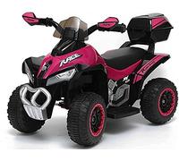 Quad Moto Elettrico Per Bambini Mini Quad Deluxe 6V luci Suoni (Viola)