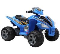 Quad per bambini, alimentato a batteria, fuoristrada, luci a LED, lettore MP3, c