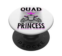 Quad Princess ATV Quattro Ruote Motrici Offroad Principessa PopSockets PopGrip Adesivo