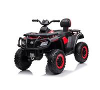 Quad Raptor XL III, 4 x 24 V, rosso, per bambini 3-8 anni (telecomando RC)