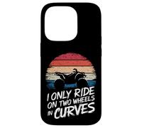 Quadbike Guido Solo Su Due Ruote In Curve Custodia per iPhone 14 Pro