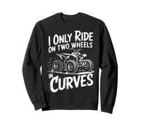 Quadbike Guido Solo Su Due Ruote In Curve Felpa