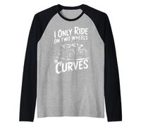 Quadbike Guido Solo Su Due Ruote In Curve Maglia con Maniche Raglan