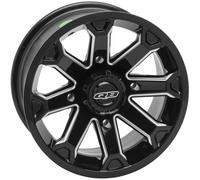 QuadBoss Blitz Ruota - 14x7 - Offset 5+2 - 4/110 - Lavorato/Nero ATV/UTV 608460