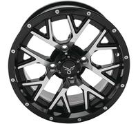 QuadBoss RT-GW081147110BMB Barbwire Ruota - 14x7 - 5+2 Offset - 4/110 - Nero...