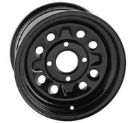 QuadBoss Steely Wheel - 12x7 - 5+2 - 4/110 - Nero Lucido ATV/UTV 608489