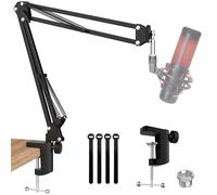 QuadCast Braccio per Microfono - Supporto per Microfono Compatibile con HyperX QuadCast S, HyperX Solocast, Blue Yeti, Razer Seiren Mini USB Mic di SUNMON