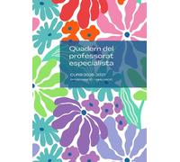 QUADERN DEL PROFESSOR ESPECIALISTA. PROGRAMACIÓ DOCENT I AVALUACIÓ: Agenda planificador setmanal en CATALÀ | Format DIN A4 | Regal per profes i mestres