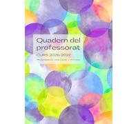 QUADERN DEL PROFESSORAT 2026-2027 | Programació, avaluació i tutoria: Agenda docent en català | DIN A4 | Quadern de classes setmanal | Registre d'assistència | Reunions docents | Regal per mestra.