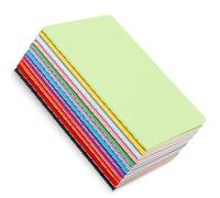 Quaderni A6 Vuoti,12 PCS Taccuino Quaderno Piccolo Portatile Note Confezione da 12 Quaderni 30 Pagine ciascuno Multicolore 14x9 cm Ideale per Appunti Diario di Viaggio Planner e Agenda Blocco