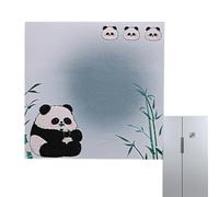 Quaderni adesivi Panda - Simpatici quaderni con animali, linguette adesive resistenti, foglietti colorati multifunzionali | Modello Dear Panda per ufficio, scuola, uso domestico, libri, monitor, paret