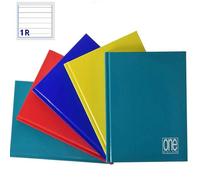 Quaderni Cartonati Blasetti A5 Conf 5 pezzi rigatura 1R 72 fg colori assortiti