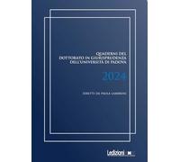 Quaderni del dottorato in giurisprudenza dell'Università di Padova 2024