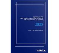 Quaderni del dottorato in giurisprudenza dell'Università di Padova 2025