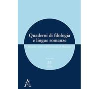 Quaderni di filologia e lingue romanze. Ricerche svolte nell'Università di Macerata (2016). Con CD-ROM. Vol. 31