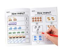 Quaderni Di Matematica Per Bambini | Strumento Di Apprendimento Durevole Con Illustrazioni A Colori Brillanti | Quaderni Di Aritmetica Per Bambini - Per Ragazzi E Ragazze, Studenti, Insegnanti