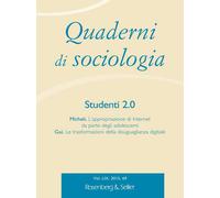Quaderni di sociologia (2015). Vol. 69 - AA.VV.