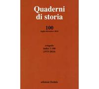 Quaderni di storia (2024). Vol. 100