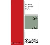 Quaderni fiorentini n. 54 2025