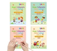Quaderni Magici Per Bambini - Quaderni Riutilizzabili con Solchi | Pratica Calligrafia Per Bambini,Per Ufficio Asilo Scuola Materna