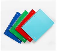 Quaderni Spiralati A4, Rigatura Quadretti 5Mm, 5 Pezzi, Con Fori E Microperforaz