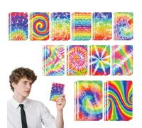 Quaderni tie dye, 24 quaderni tascabili piccoli, articoli di cancelleria tie dye, per il Ringraziamento, amicizia, scuola, ufficio, casa, compleanno