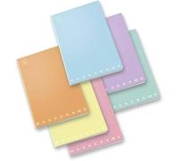 Quaderno 42 fogli PIGNA Monocromo Pastel A4 a righe 1R assortiti