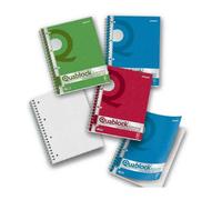 Quaderno 50 fogli a 4 fori PIGNA Quabloc assortiti - 02112171R