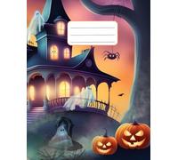 Quaderno a Fogli Bianchi: 100 pagine bianche numerate, più indice da compilare. Formato A4. Copertina a Tema Halloween