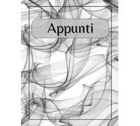 Quaderno a fogli bianchi Abstract B per appunti, Copertina flessibile, Dimensione 21,6x27,9cm (8.5x11") formato A4, 48 Pagine, Carta bianca. Pratico ... pensieri o anche come diario personale.