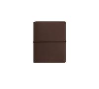 Quaderno a fogli mobili M5 semplice, pagina vuota, 50, mini quaderno tascabile, diario, for la scuola(Coffee)