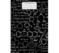 Quaderno a quadretti 5mm: Chemistry Formato A4 senza margine di 5 mm | Ideale per scuola elementare, medie e superiori | idea per regalo, lavoro d'ufficio e tempo libero | 110 pagine