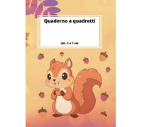 Quaderno a Quadretti A4 1 cm: Per matematica e scienze in stile classico e minimal | Notebook per ufficio, scuola o tempo libero | Griglia 10mm - 120 Pagine - Con Margine