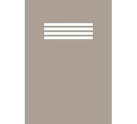 Quaderno a Quadretti A4 - 100 Pagine | Griglia 5x5 mm | Copertina Grigia Cobblestone: Design minimal ed elegante - Ideale per scuola, lavoro e studio