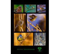 Quaderno a Quadretti A4 "Piccoli Passeriformi": 4 mm, 120 Pagine Numerate, Indice Personalizzabile, Copertina Fotografia Fine Art