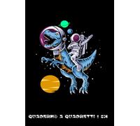 QUADERNO A QUADRETTI DA 1 CM: ASTRODINO LINEA DINOSAURI | QUADERNONE CON QUADRETTI 10 MM SENZA MARGINI FORMATO A4 | ALTA QUALITÀ | IDEALE PER IL TEMPO LIBERO O PER LA PRIMA ELEMENTARE