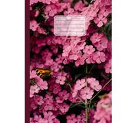 Quaderno a quadretti: Fiori Rosa | Arte in copertina | Grid Notebook elementari, medie, superiori, università | Quadretti 5 mm senza margine | 110 pagine | Formato A4
