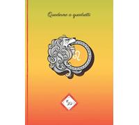 Quaderno a quadretti: Formato A4|per quarta e quinta elementare, per medie e superiori |senza margini |100 pagine |segno zodiacale | leone | copertina lucida.