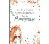 Quaderno a Quadretti Grandi: Il Mio Primo Quaderno delle Principesse serie 3: Quaderno f.to A4 con Quadretti Grandi 1 cm per Bambine Scuola Elementare senza Bordi