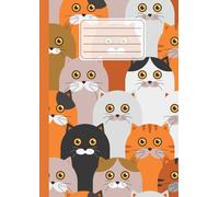 Quaderno a quadretti: Micioni, Gatti e Gattini | Grid Notebook elementari, medie, superiori, università | Quadretti 5 mm senza margine | 110 pagine | Formato A4