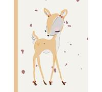 Quaderno a righe, 120 pagine.: Cerbiatto-amici del bosco. Perfetto per prendere appunti e studiare