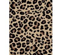 Quaderno a righe A4 | 111 pagine | leopardato: notebook per scuola, diario personale, arte etc