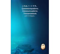 Quaderno a righe A4 - “Deep Dive into the Chaos Below.”: Quaderno sfacciato da 100 pagine - Copertina ironica, perfetto per studenti, colleghi e umani ... geniale per compleanni, lauree e Natale.