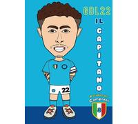 Quaderno a righe A4 per 3^ elementare | Rigatura B con margine | Ideale per scuola, calligrafia, scrittura e diario: I protagonisti dello scudetto del Napoli Campione d'Italia | Il Capitano